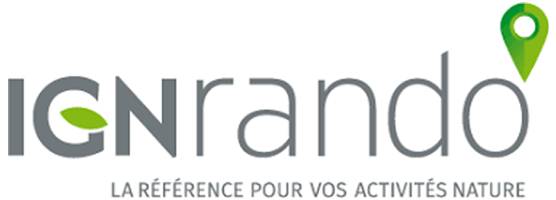 randonnées itinérance douce marche outdoor logo IGN Randos