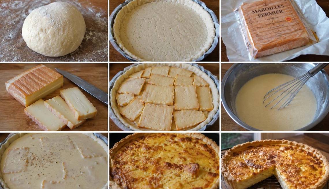 Tarte au maroilles la recette authentique et traditionnelle de l'avesnois