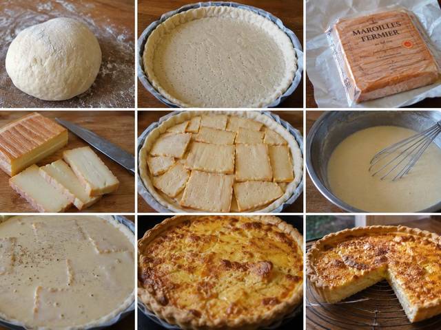 Tarte au maroilles la recette authentique et traditionnelle de l'avesnois