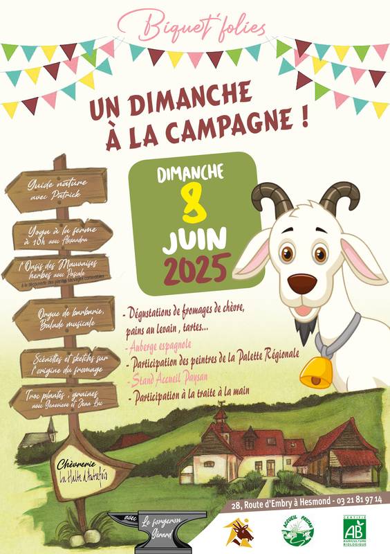 événement fête Pas de Calais juin 2025 famille visite de ferme dimanche à la campagne animations jeux dégustation produits locaux