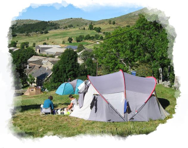 Tente camping paysage nature séjour vacances ferme campagne