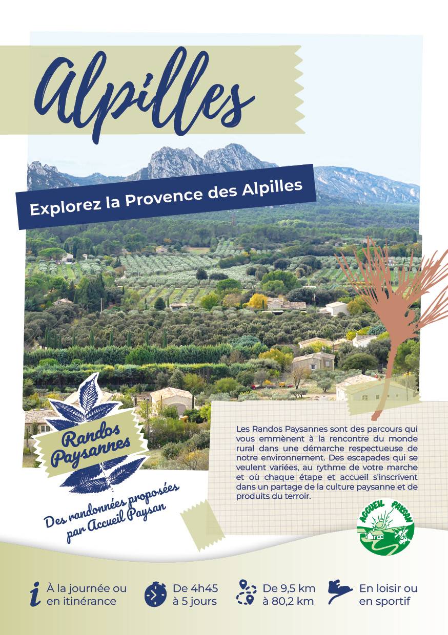 livret guide randonnée dans les Alpilles en Provence à télécharger gratuitement