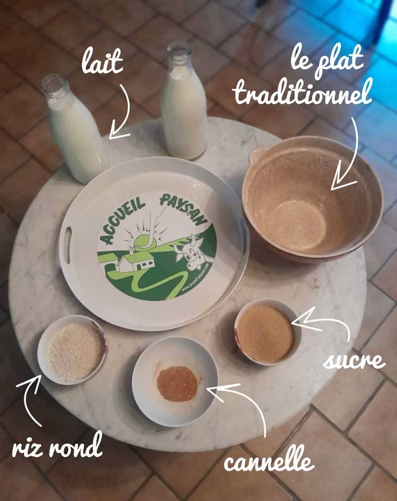 Ingrédients Teurgoule recettte paysanne régionale cuisine traditionnelle Normandie