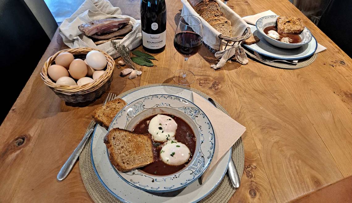Des recettes paysannes issues de nos campagnes, pur un goût d'authenticité et de tradition : les Oeufs en amourette