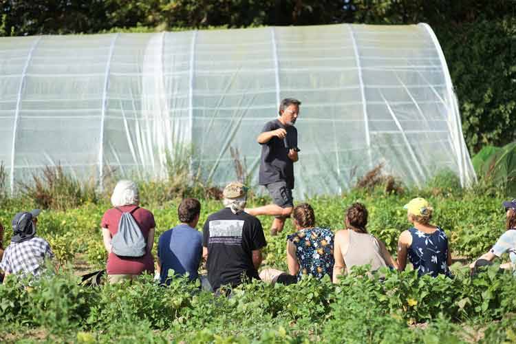 événement engagé écologie itinérance douce vélo vacances en famille 2025 visite de ferme
