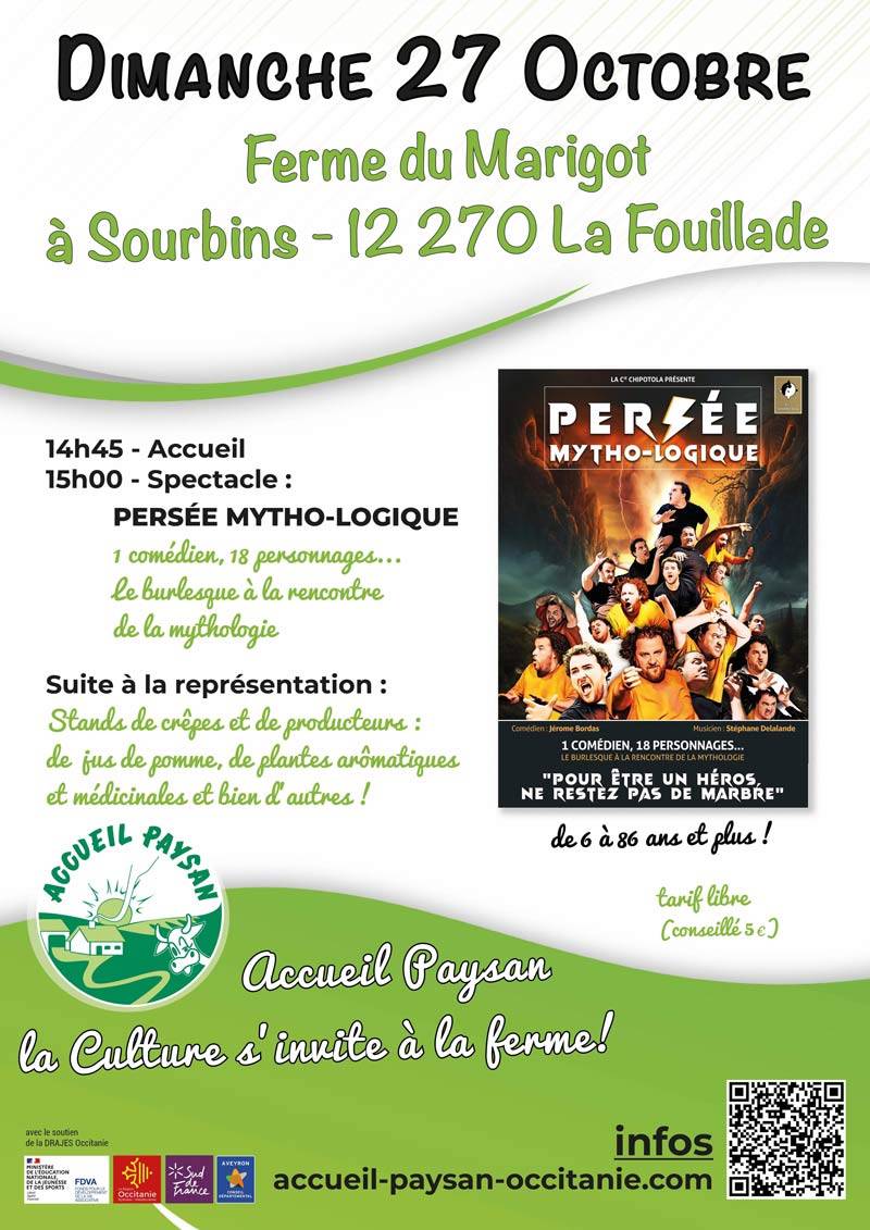 événement familiale spectacle à la ferme Lot Occitanie Tourisme octobre 2024