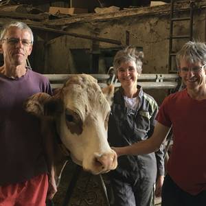 Portrait photo of Thiebaut family