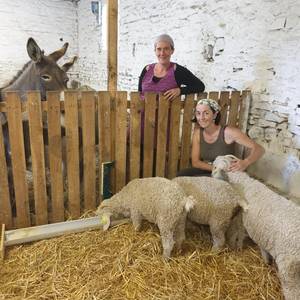 Photo de portrait de agnes et Amandine