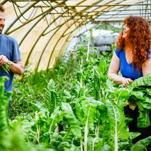 Photo de portrait de Louise Mathé et Yannick Halloin
