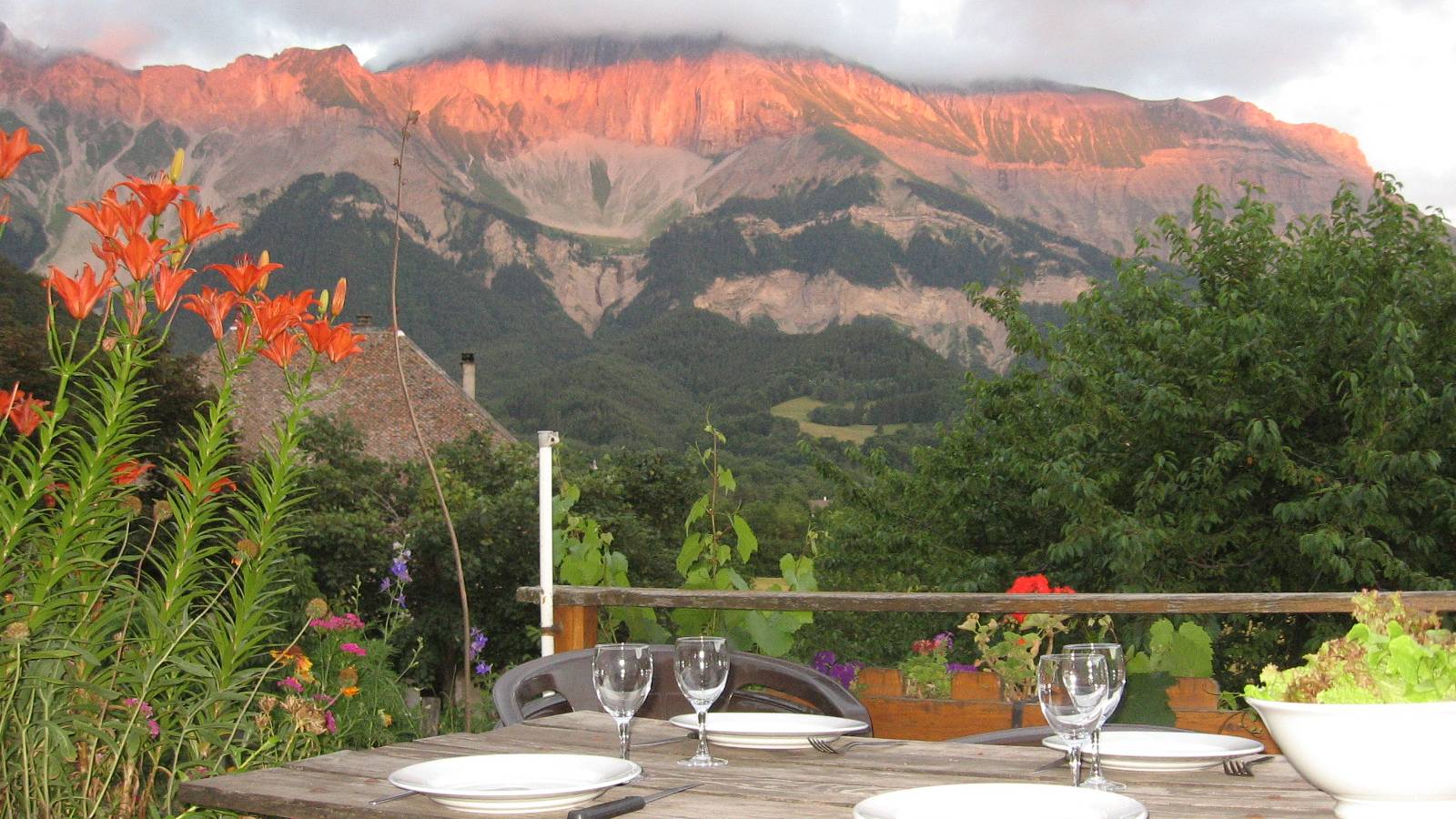 Le Grand-Ferrand, vue de notre terrasse - Tourist accommodation Auvergne-Rhône-Alpes Isère La Gentiane