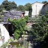 Cabane et un peu du jardin botanique -  Chambre d’hôte La Cabane de la Bergère (Occitanie, Tarn)