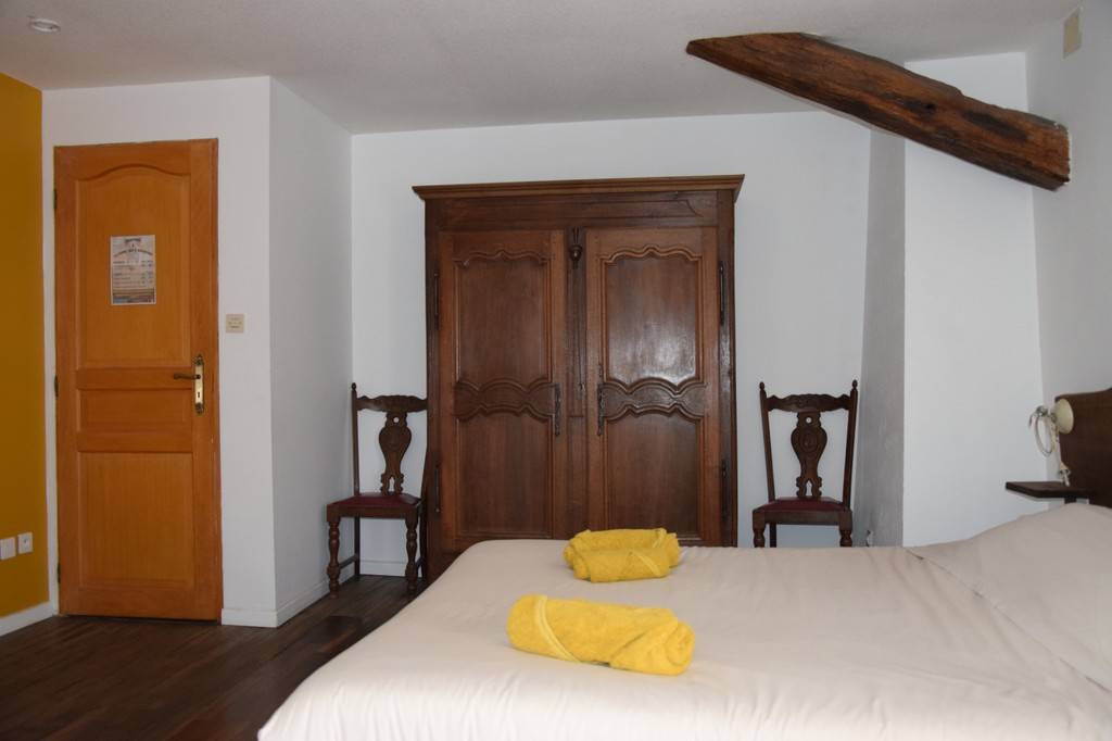 chambre double - Tourist accommodation Grand Est Vosges double bedroom