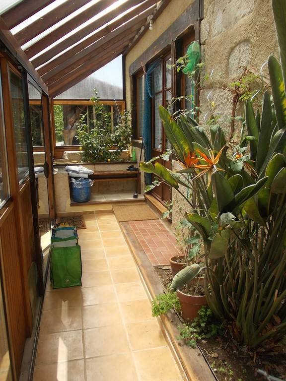 La serre d'entrée - Hébergement touristique Occitanie Ariège Studio des Moulis