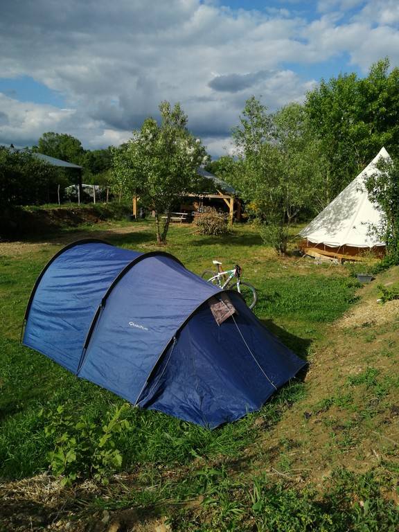 Le camping au coeur de l'exploitation  - Hébergement touristique Pays de la Loire Loire-Atlantique Camping à la ferme Les Rangs d'Oignons