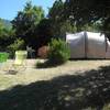 emplacements au milieu des bosqués -  Camping ferme de Pierre Vieille (Auvergne-Rhône-Alpes, Drôme)