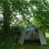 un emplacement de tente -  Camping Le camping du mouton noir (Occitanie, Gers)