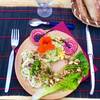 Assiette du jardin -  Table ou auberge Dîner (Occitanie, Aveyron)