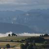 vue sur la campagne et le vercors -  Table ou auberge la grange du haut (Auvergne-Rhône-Alpes, Isère)