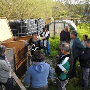 Photo de Visite apprenante "Compostage des déchets de cuisine et des toilettes sèches"