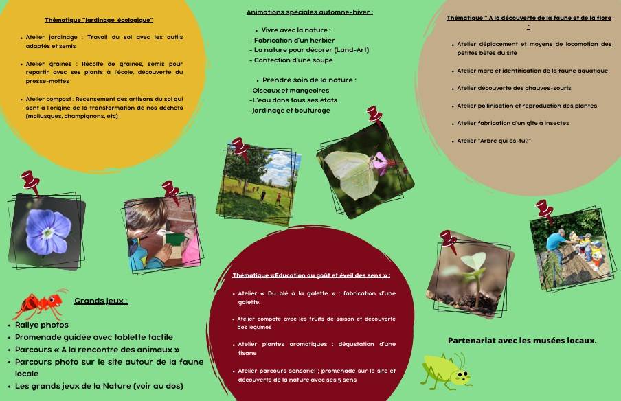  Activité Hauts-de-France Nord Accueil scolaires et centres de loisirs