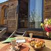 Les baies vitrées -  Unusual accommodation GrandJardin Rustic getaway (Grand Est, Vosges)