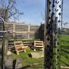 Le salon extérieur -  Unusual accommodation GrandJardin Rustic getaway (Grand Est, Vosges)