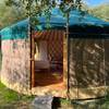 entrée -  Unusual accommodation YURT (Nouvelle-Aquitaine, Gironde)