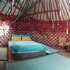 intérieur -  Hébergement insolite Yourte kirghize (Auvergne-Rhône-Alpes, Drôme)