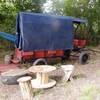 l'extérieur -  Hébergement insolite Chariot bâché (Nouvelle-Aquitaine, Gironde)