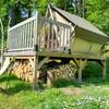 Tente cabane "Shouca" pour 2 -  Unusual accommodation Hébergements insolites (Auvergne-Rhône-Alpes, Cantal)