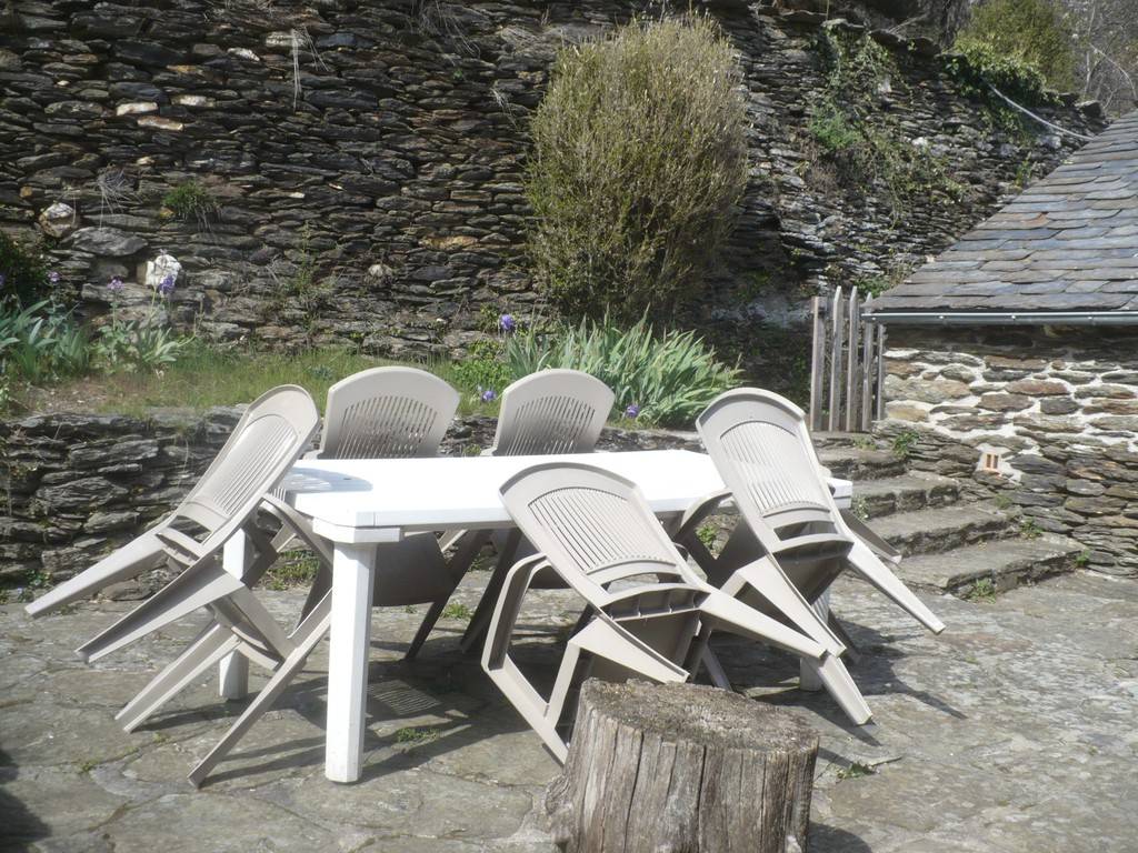 terrasse  - Hébergement touristique Occitanie Lozère la Magnanerie