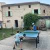 Terrasse ping pong -  Gîte Sarda le fort - Gite 1 (Occitanie, Ariège)