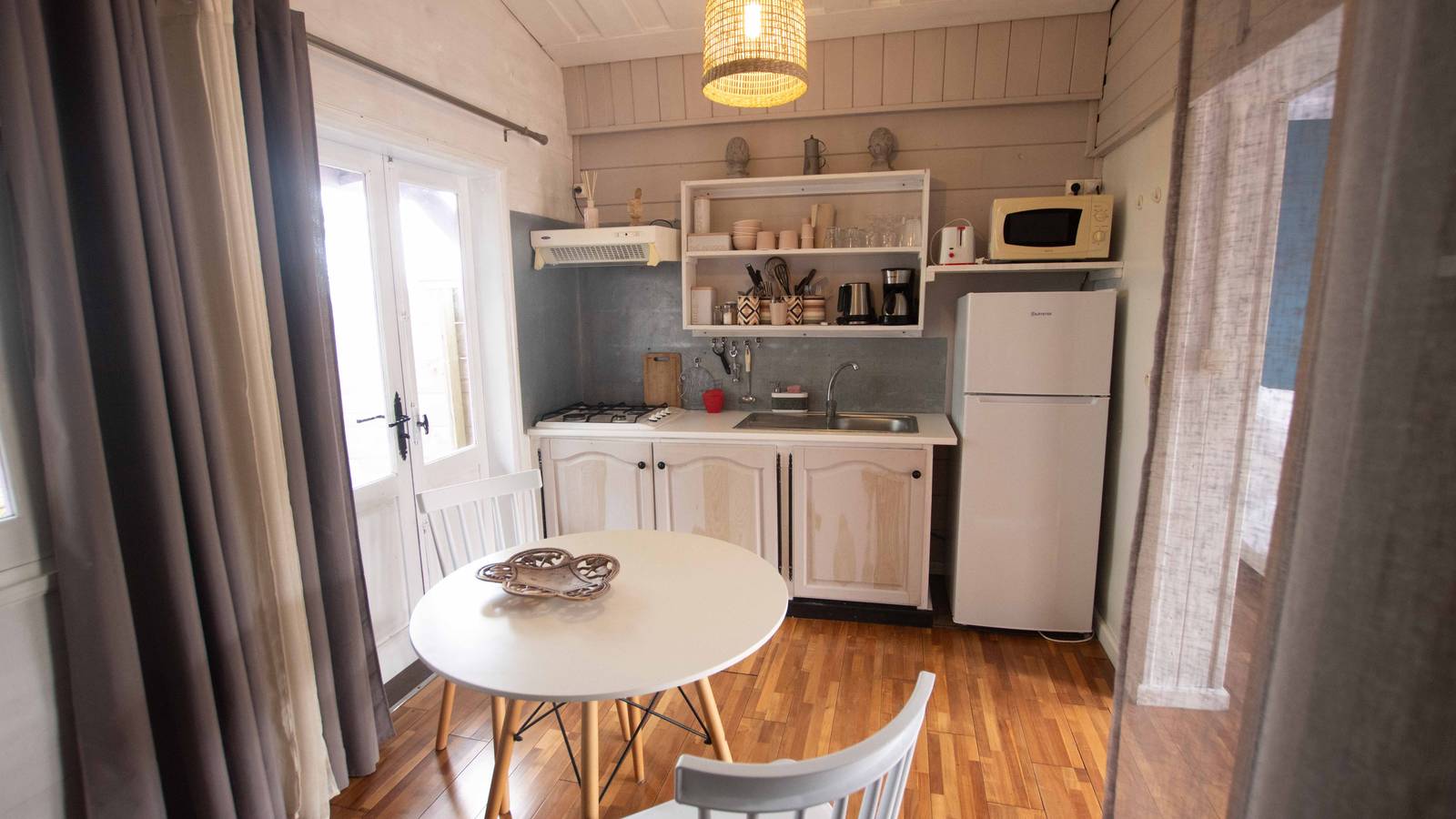 Gîte citronnelle cuisine - Tourist accommodation La Réunion La Réunion Gîte citronnelle