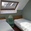 la chambre avec 2 lits de 0m90 -  Gîte (holiday cottage) Henri Peuziat (Bretagne, Finistère)