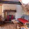 salon avec poêle à granulés -  Gîte la Jaurie (Nouvelle-Aquitaine, Haute-Vienne)
