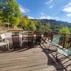 Terrasse -   Gîte de la Ferme de Panacée (Auvergne-Rhône-Alpes, Ardèche)