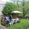 Jardin privatif barbecue -  Gîte L'école des Cévennes (Occitanie, Lozère)