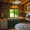 Cuisine - fenêtre -  Gîte (holiday cottage) Large Chalet (Auvergne-Rhône-Alpes, Allier)
