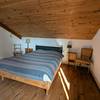 Chambre lit 2 places -  Gîte (holiday cottage) Large Chalet (Auvergne-Rhône-Alpes, Allier)