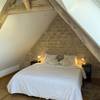 Chambre avec grand lit double -  Gîte L'étable - gîte à la ferme (Hauts-de-France, Pas-de-Calais)