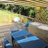 la terrasse baignée de soleil  -  Gîte La Gâtinelle (Nouvelle-Aquitaine, Deux-Sèvres)