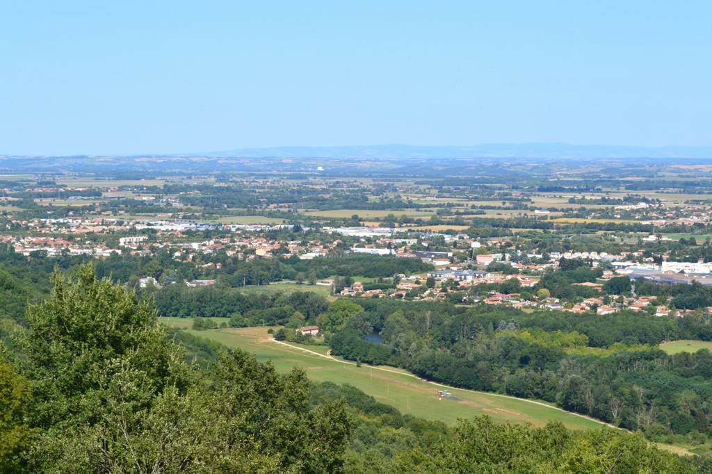 Le domaine de Brassacou vue du ciel
