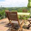 La terrasse privative -  Gîte Safran (Occitanie, Aveyron)