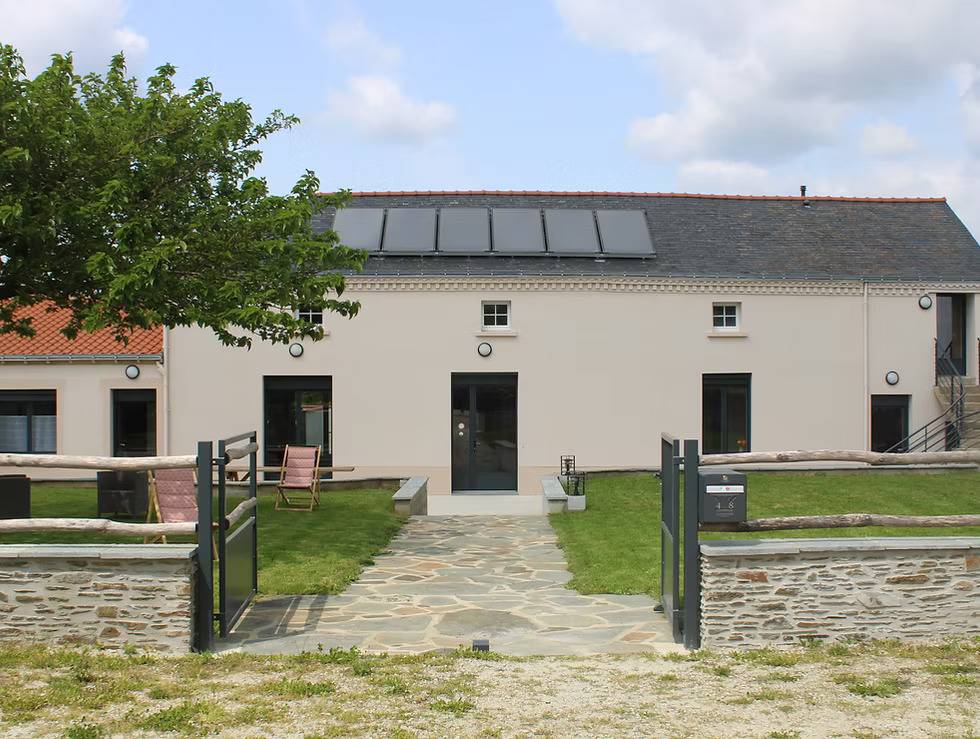 Vue côté sud - Tourist accommodation Pays de la Loire Maine-et-Loire GITE LE TRAIT D'UNION