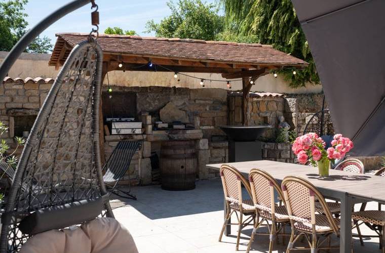 La terrasse -  GITE DES 3 SUISSESSES (Grand Est, Vosges)