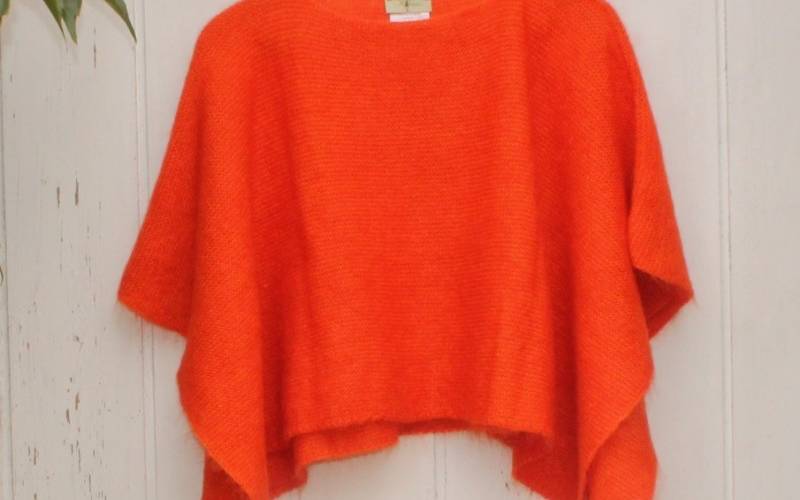 Poncho en mohair et soie -  Nat'Mohair (Hauts-de-France, Nord)