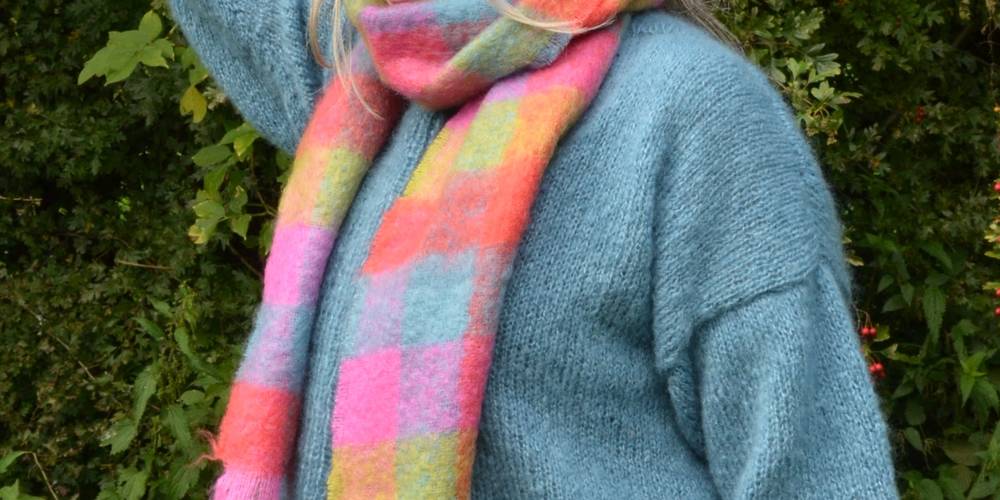 Veste, écharpe et bandeau en mohair -  Nat'Mohair (Hauts-de-France, Nord)