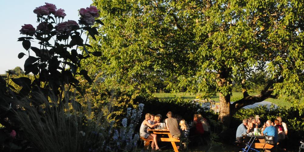 repas en plein air -  BARN DU PHAUX (Auvergne-Rhône-Alpes, Loire)