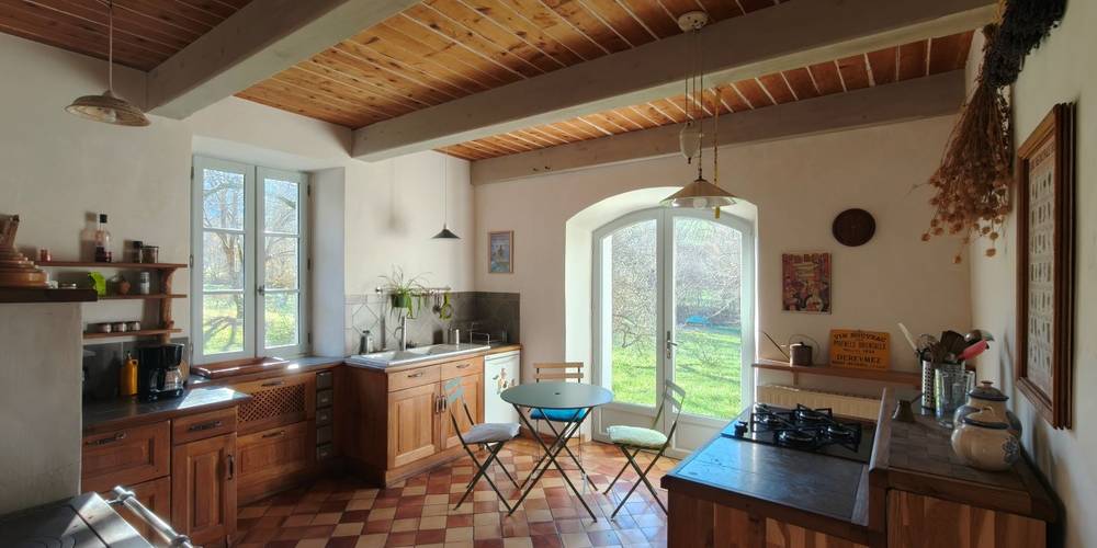 cuisine grand gîte Solaure -  SOLAURE distillery farm (Auvergne-Rhône-Alpes, Drôme)