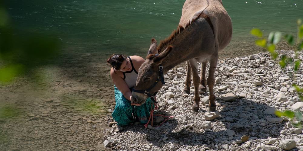 Gorges de la méouge -  Camping on the farm Bamboul'âne Méouge (Provence-Alpes-Côte d’Azur, Hautes-Alpes)